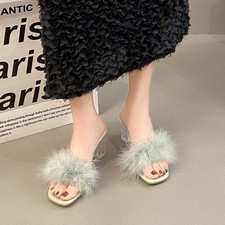 Women High Heels Slippers