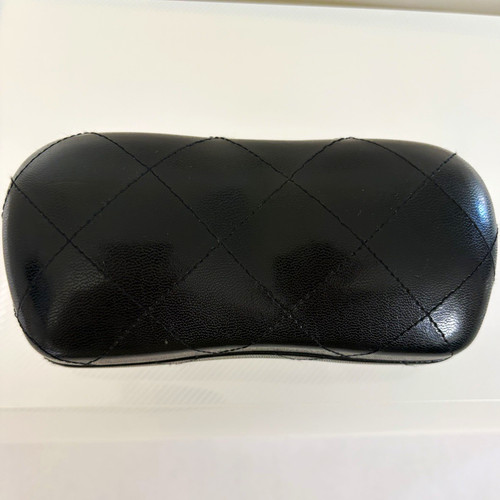 Chanel black quilted hard - chanel, case