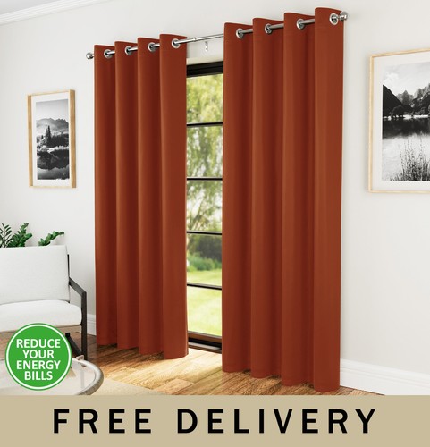 Plain orange thermal - orange,