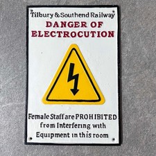 Southend Tilbury Railway Sign