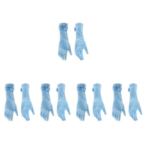 Sky blue satin long - sky, for