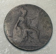 King George V Half-Penny 1911