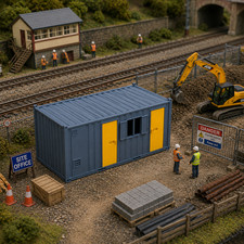 Model railway portable office - railway,