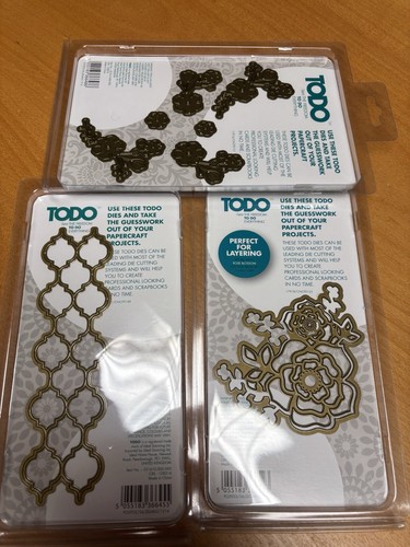 Todo dies letterpress hot foil - dies,