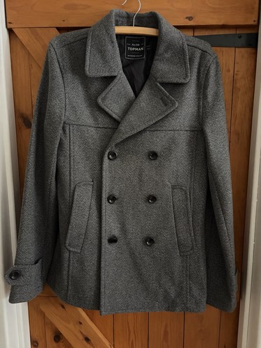 Topman grey wool blend - topman,