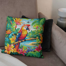 Beautiful  parrot  print sofa