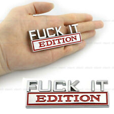 1x FUCK-IT EDITION Logo Emblem