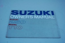   SUZUKI GENUINE  T10 OWNERS HANDBOOK   NOS 