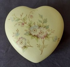 ALDRIDGE POTTERY HEART SHAPED TRINKET BOX
