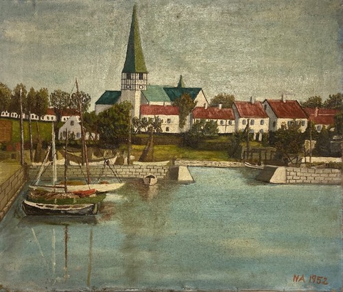 Oil painting 1952 - painting,