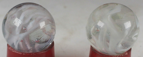 Antique vintage glass - 2x,
