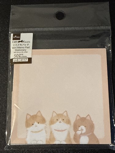 Daiso cat lovers mini memo - mini,