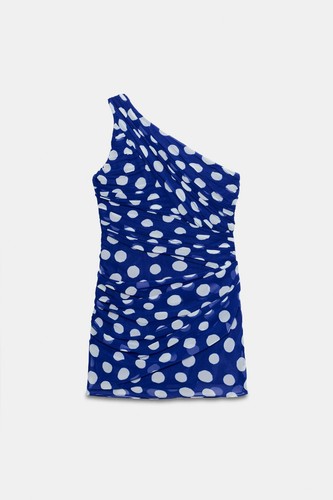 Zara draped polka dot mini - zara,