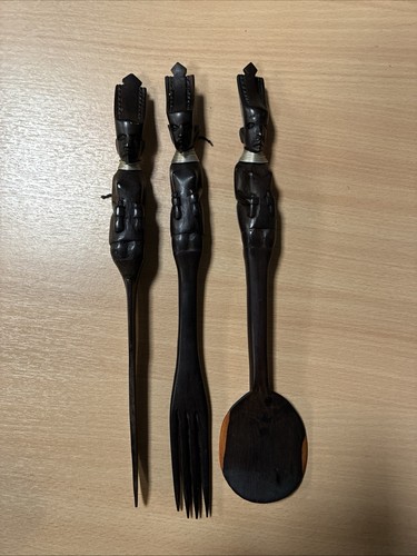 Vintage african hand carved - african,