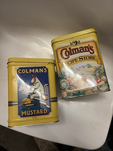 Pair vintage colmans - pair, of