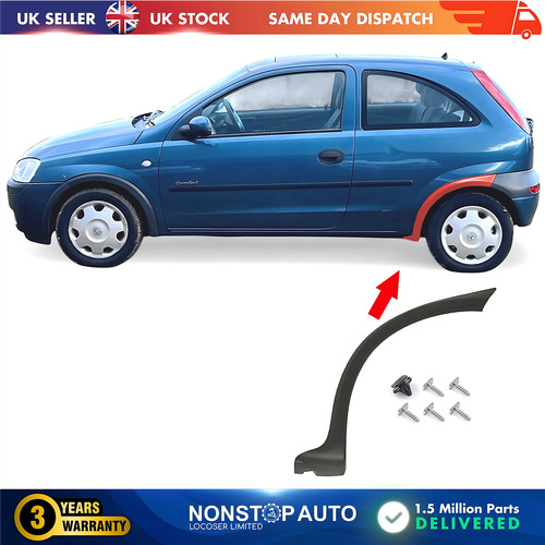 Wheel arch trim moulding rear - wheel,