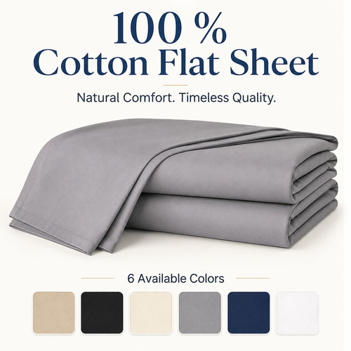 Pack flat sheet egyptian - sheet,