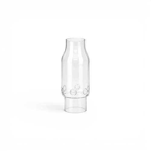 Gas oil lamp chimney - with, 48mm