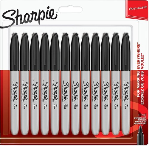Black sharpie pens permanent - sharpie,