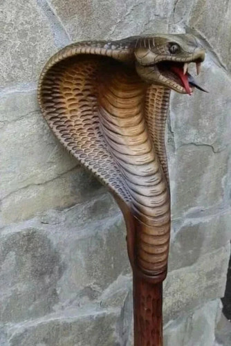 Snake design hand - design, hand-carved