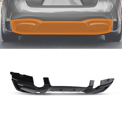 Black bumper diffuser for - diffuser,