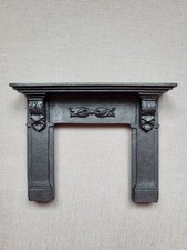Dolls House Grey Fireplace Surround 1/12th Miniature