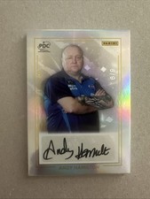 Panini PDC Premier League Darts 2025 Andy Hamilton Signed Parallel Card 6/9