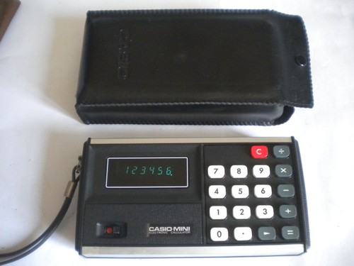Vintage calculator casio mini - calculator, casio-mini