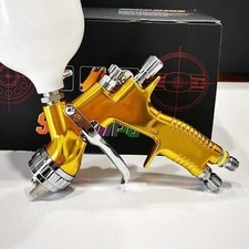 Gold and Black Spray Paint Gun