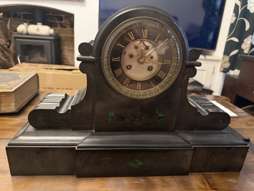 Large edwardian black - black, slate