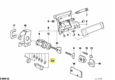 BMW E30 Repair Kit Lock