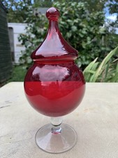 Vintage 1970s Ruby Red Bon Bon