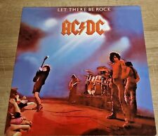 AC/DC - LET THERE BE ROCK - 12X12 INCH METAL SIGN