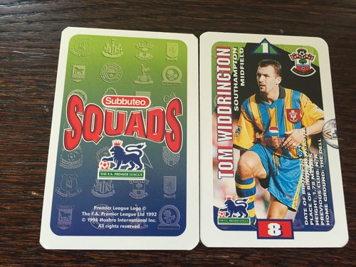Subbuteo squads 1996 trading - subbuteo,