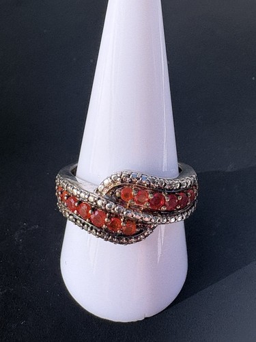 Anthill garnet ring sterling - ring,