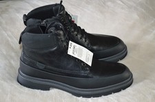 mens black military style