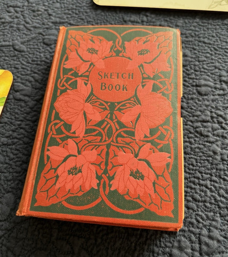Antique floral embossed