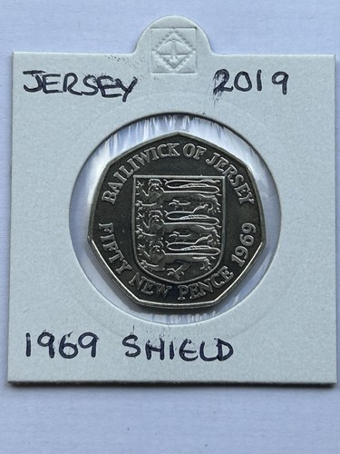 Jersey 2019 50p - 1969, fifty