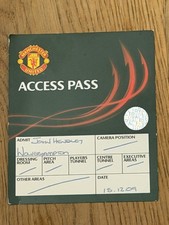 TICKET 2009/10 Manchester