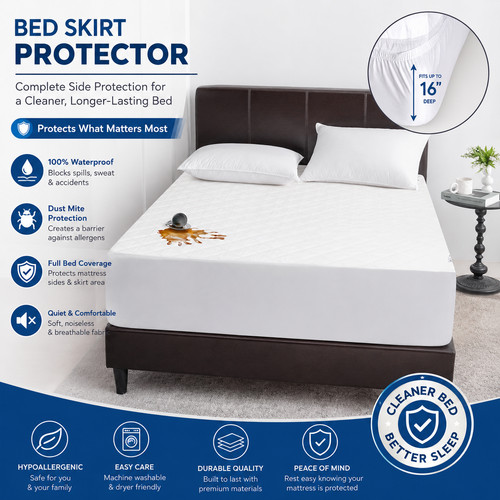 Waterproof mattress protector - mattress,
