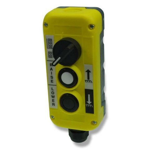 Three button control - three, box