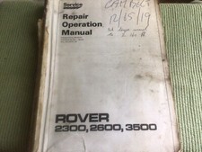 ROVER 2300, 2600, 3500 REPAIR