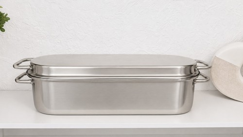 Large stainless steel fish - large,