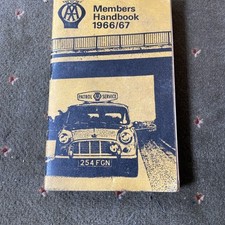 AA Member Handbook 1966/67 Map