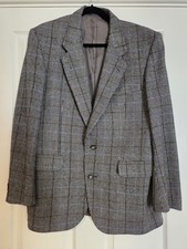 Vintage Sz Reg 40, Tweed Wool
