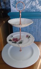 3 tier china  cake stand