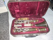 Lark Vintage Clarinet – Green Body with Leather Hard Case – Collectible