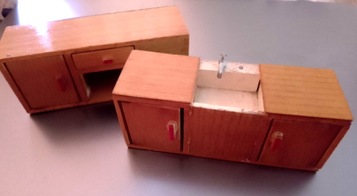 Dolls house furniture - house, sink