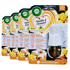 4 x Air wick Vanilla & Caramel
