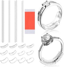 Nogeqi 16PCS Invisible Ring Size Adjuster, Smaller Ring... 